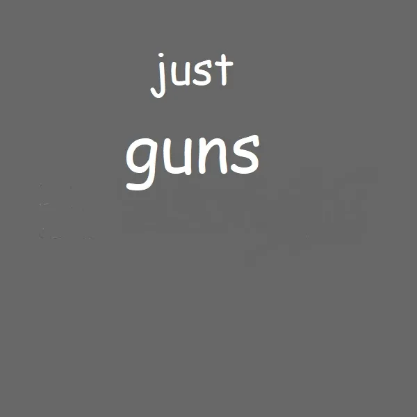just guns tag banner