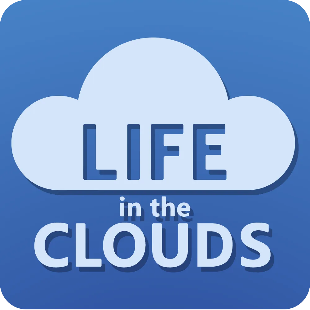 Life in the Clouds tag banner