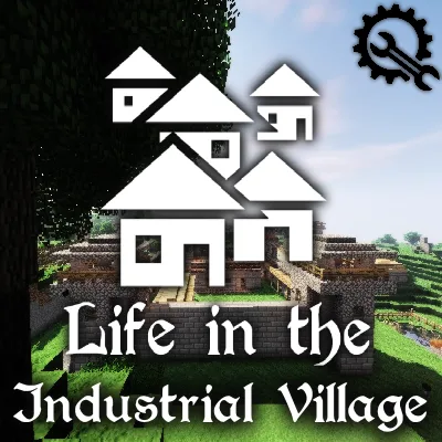 Life in the Industrial Village tag banner