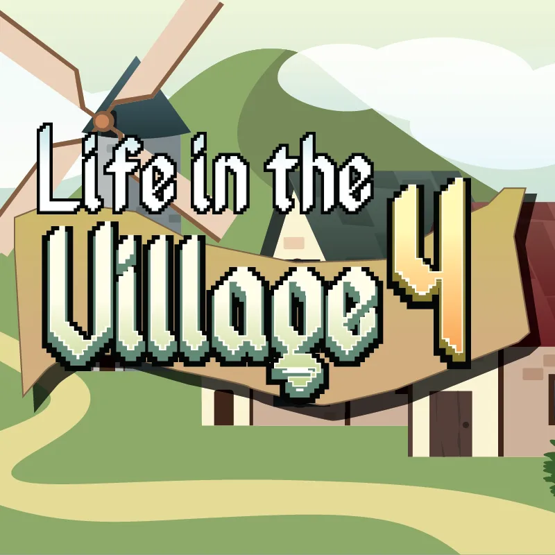 Life in the village 4 tag banner