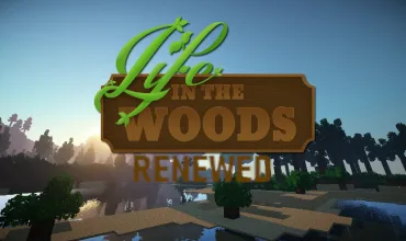 Life In The Woods - RENEWED tag banner